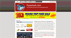 Desktop Screenshot of fareshark.com