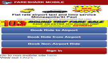 Tablet Screenshot of fareshark.com